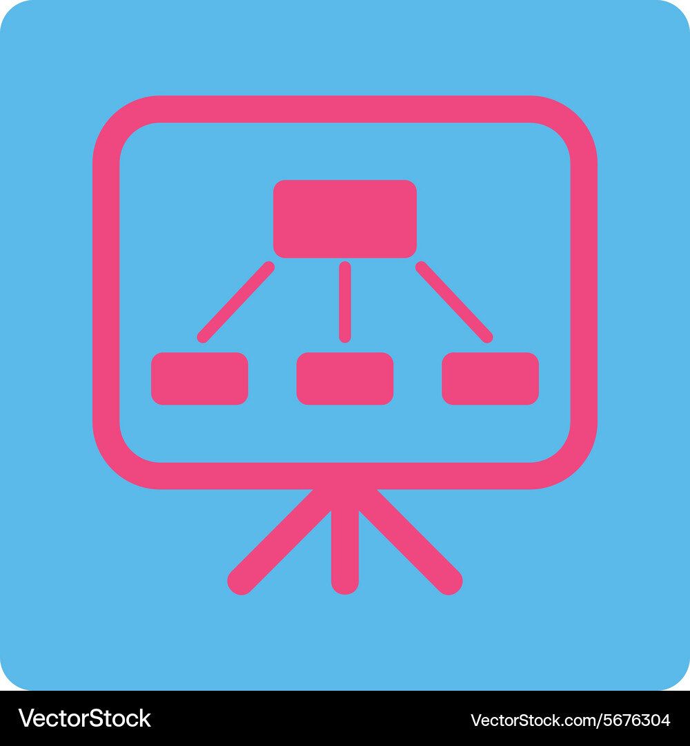 Scheme screen icon Vector Image