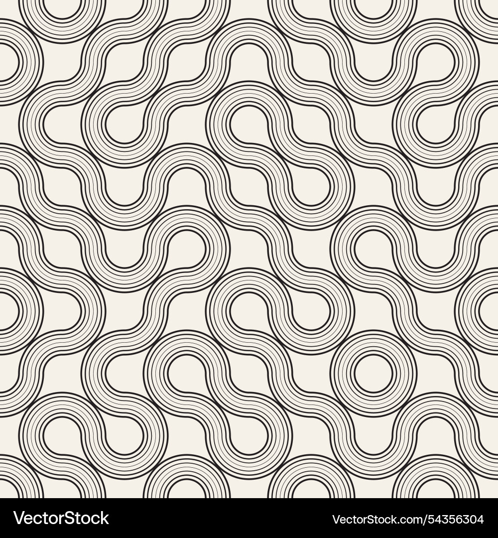 Seamless pattern repeating geometric elements Seamless pattern repeating geometric elements vector image