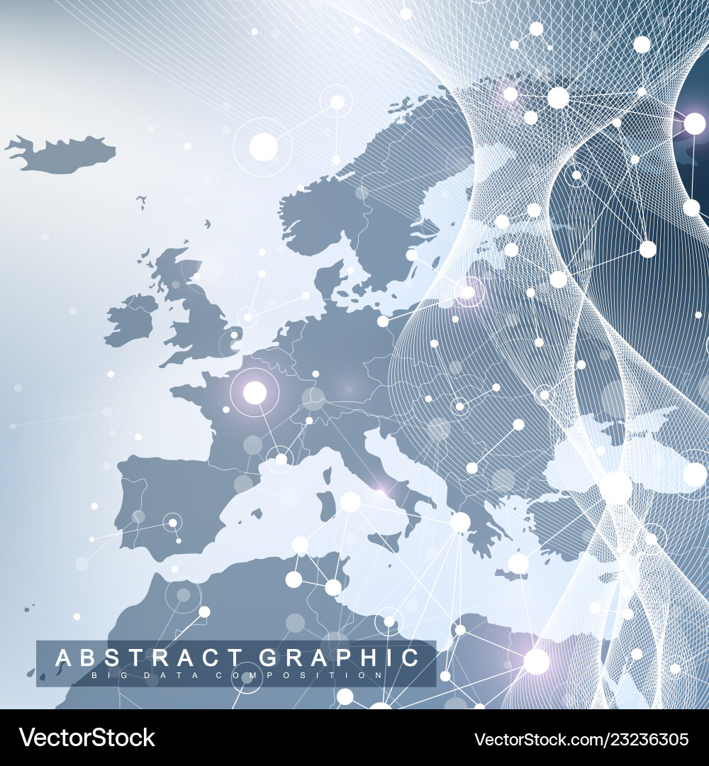 Big data visualization graphic abstract Big data visualization graphic abstract vector image