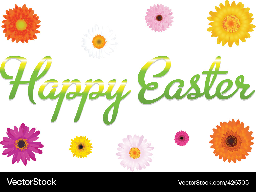 Easter vector image
