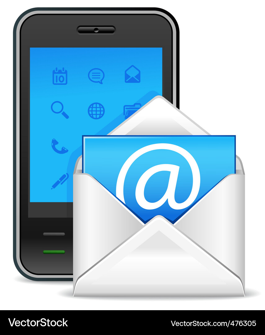 Mail Icon - Send Message Vector Image