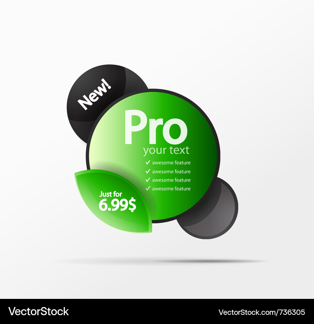 Web box Vector Image