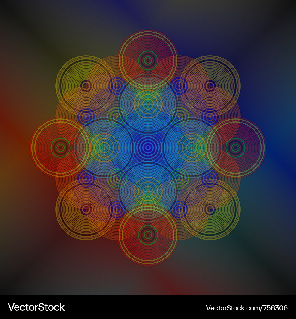 Circles pattern Vector Image