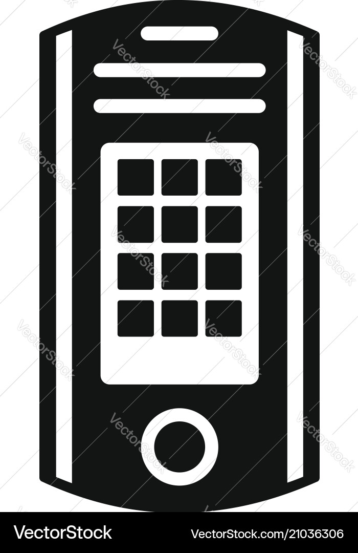 Intercom Icon - Communication vector image