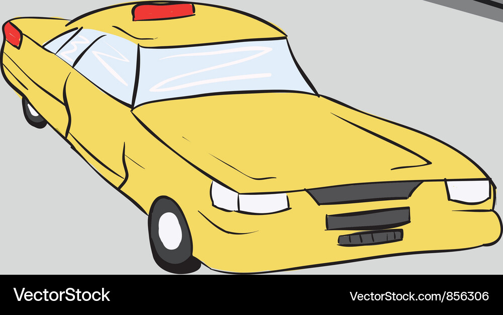 New york cartoon background Vector Image