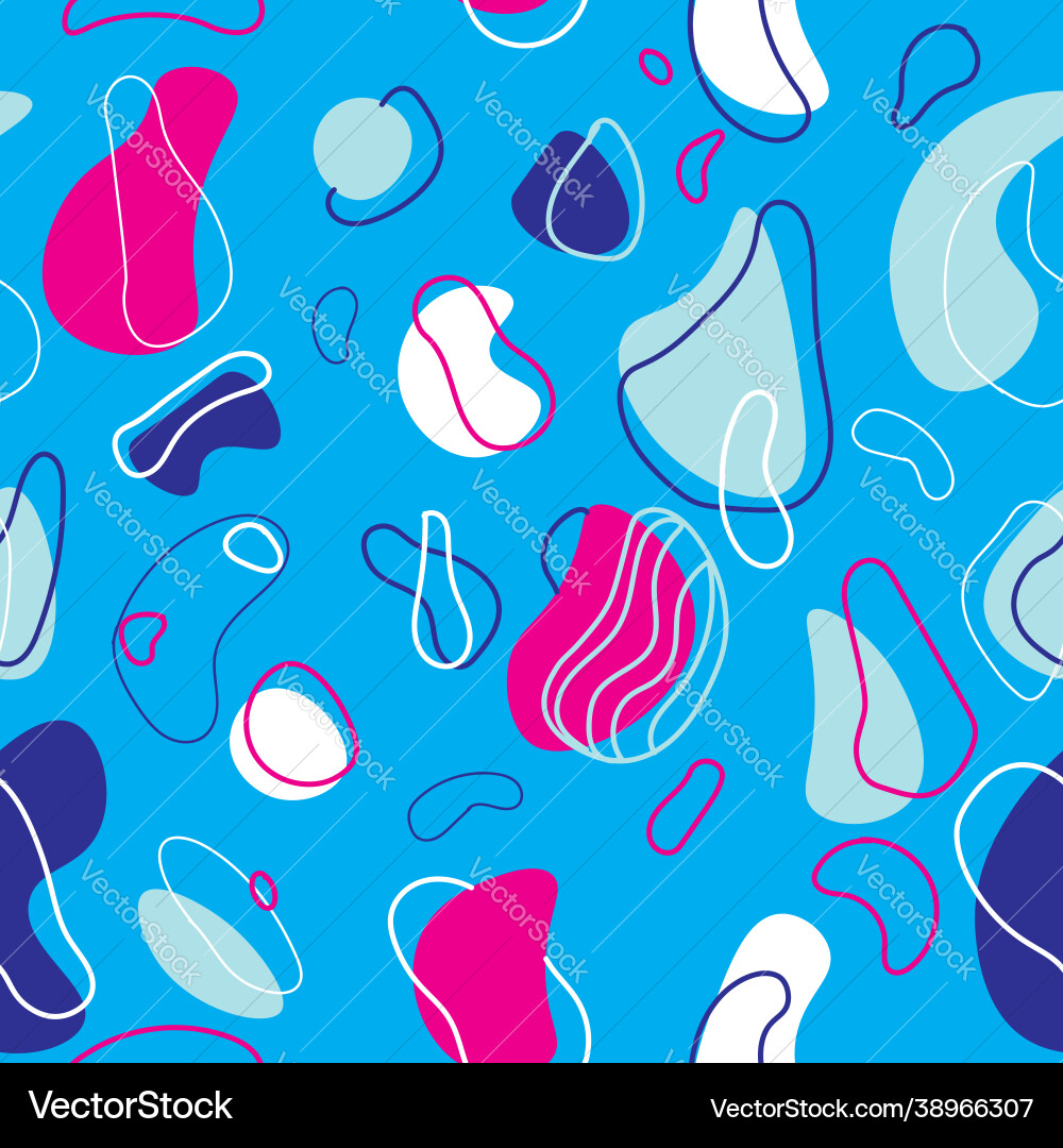 Abstract Amoeba Pattern vector image