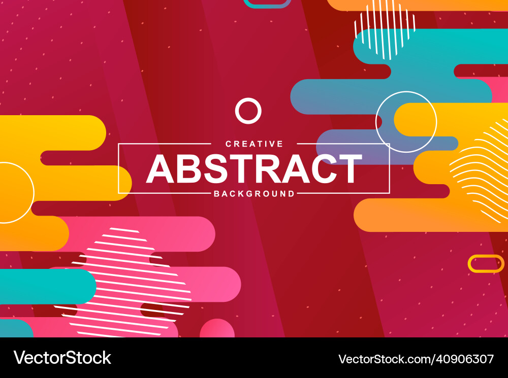 Abstract design with dynamic shapes in memphis Abstract design with dynamic shapes in memphis vector image