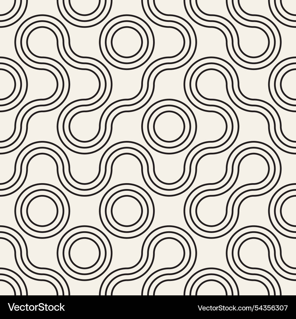 Seamless pattern repeating geometric elements Seamless pattern repeating geometric elements vector image