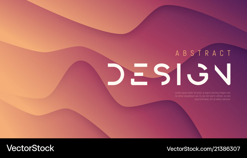 Wavy Abstract Background Vector Image