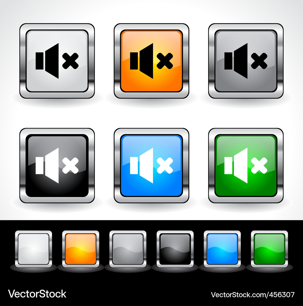 Web design buttons Vector Image