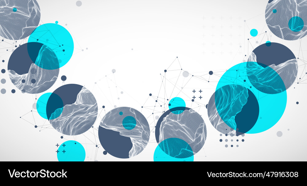 Trendy abstract wireframe background modern Trendy abstract wireframe background modern vector image