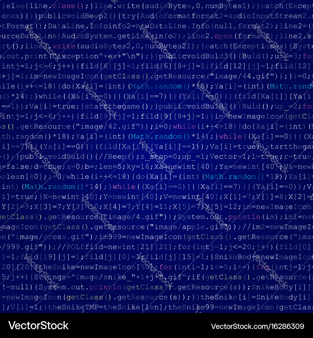 Abstract Code Background vector image