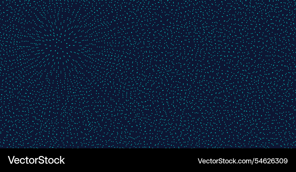 Abstract pattern of small blue dots on a dark Abstract pattern of small blue dots on a dark vector image