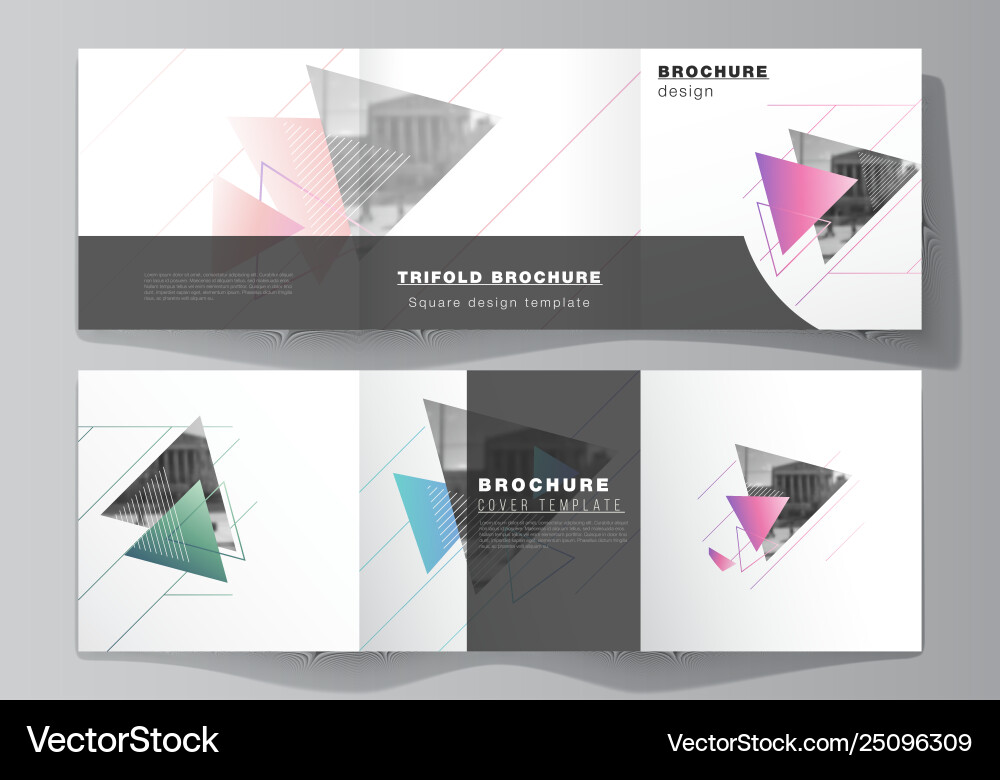 Minimal editable layout square Minimal editable layout square vector image