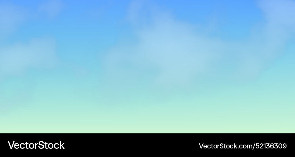 Modern colorful gradient background with clouds Modern colorful gradient background with clouds vector image