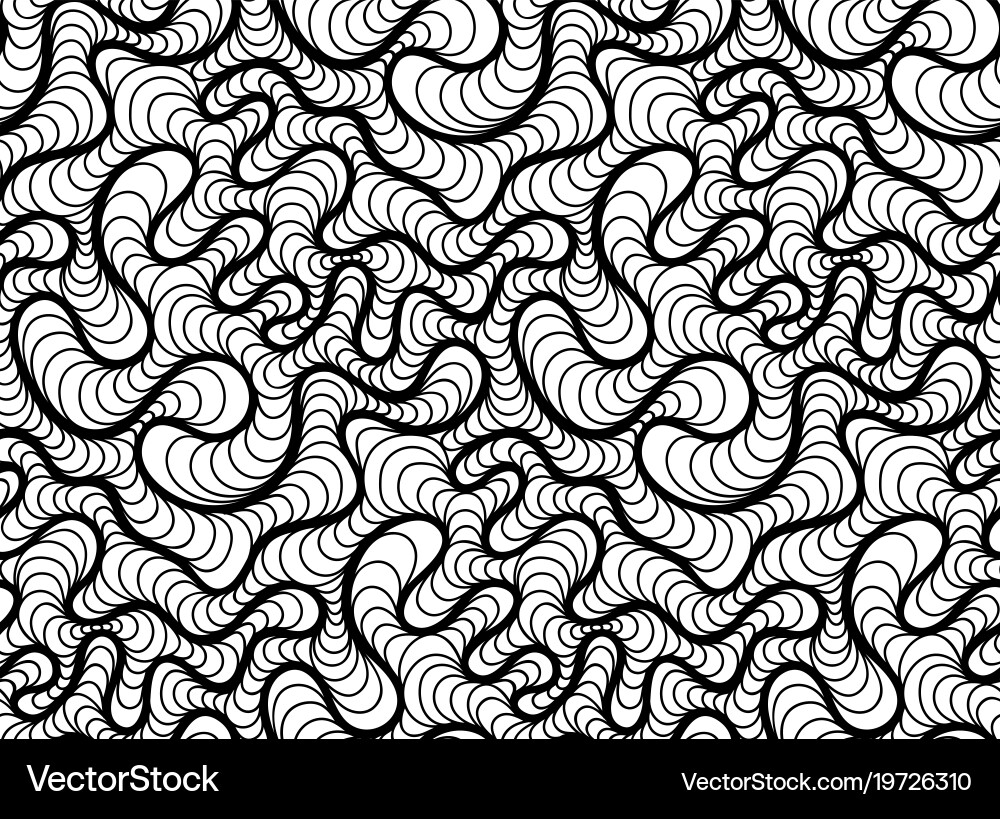 Abstract Line Pattern Vector Image