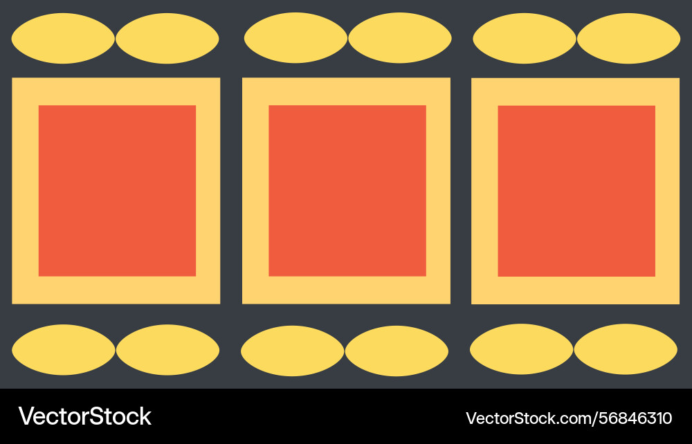Abstract retro square frame background Abstract retro square frame background Vector Image