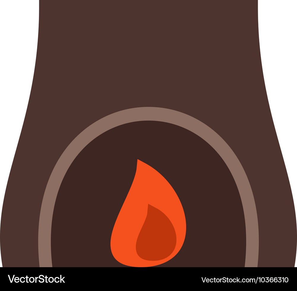 Fireplace Vector Image