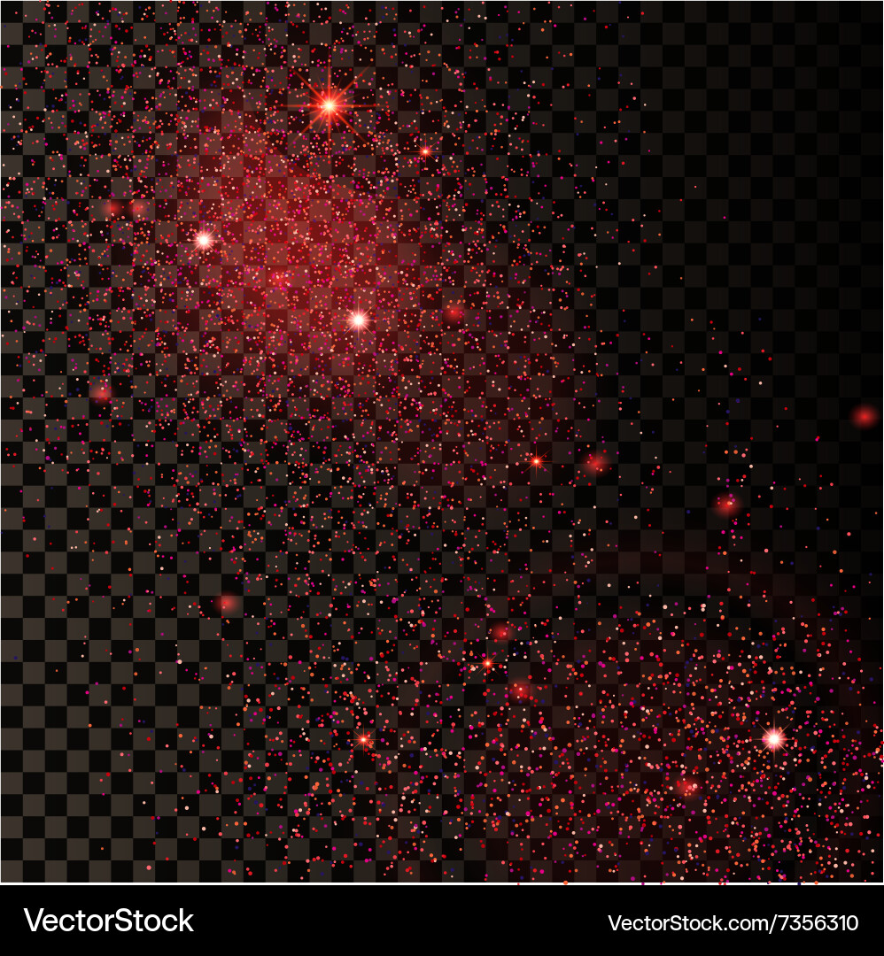 Ruby confetti background 1 vector image