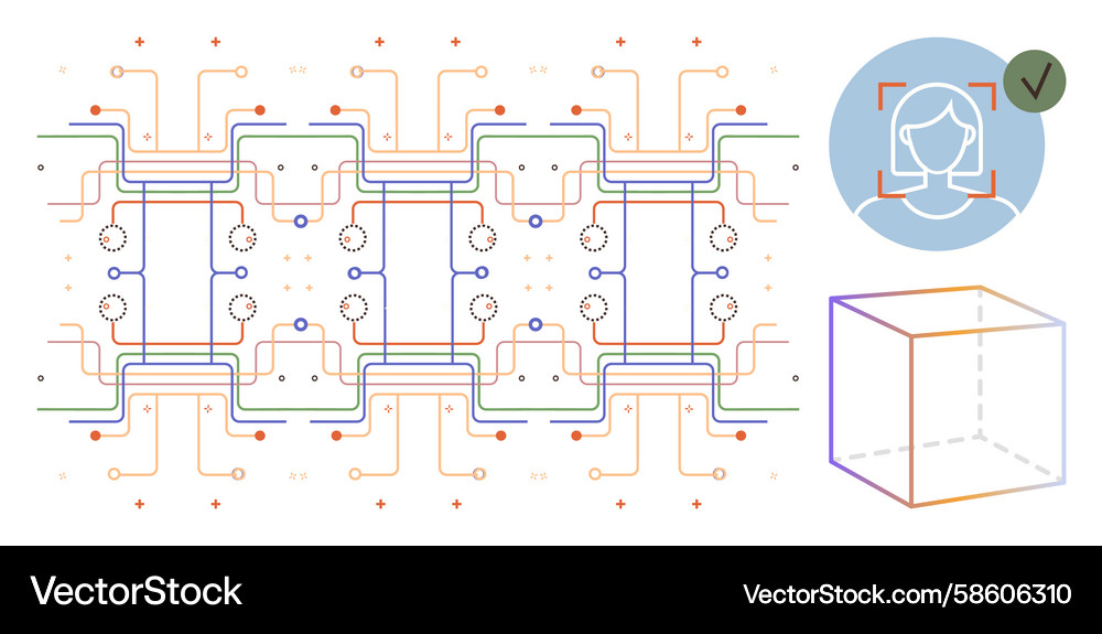 Tech Ecosystem & Validation Vector Image