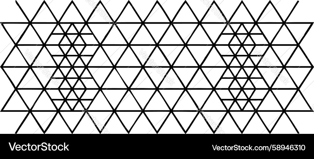 Triangular Geometric Pattern Vector Image
