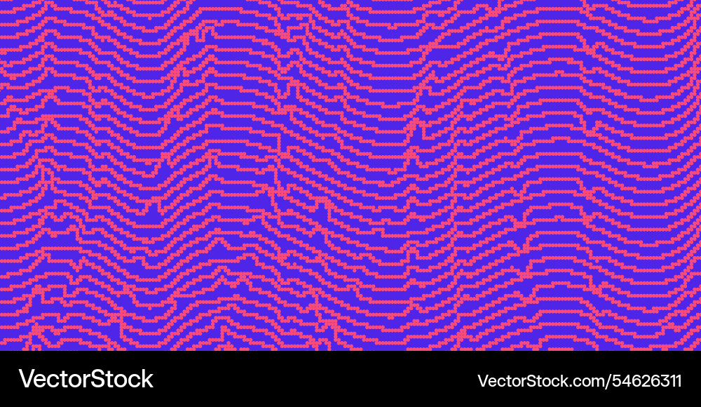 Abstract Color Line Pattern vector image