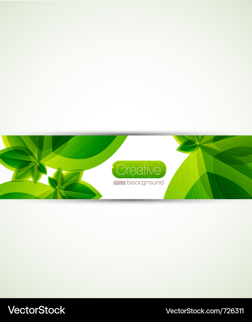 Abstract Leaf Background Vector Image