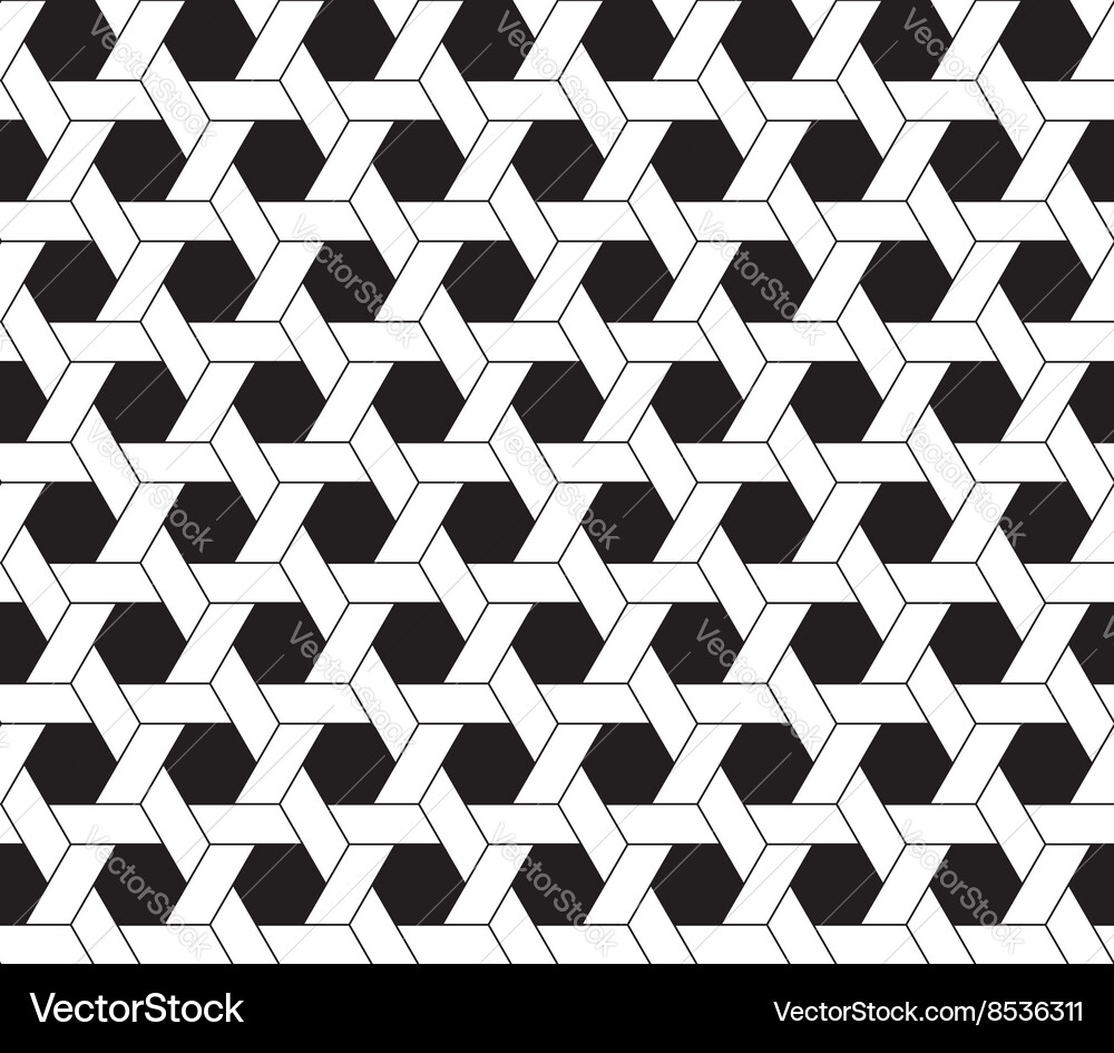 Modern Hexagon Pattern Vector Image