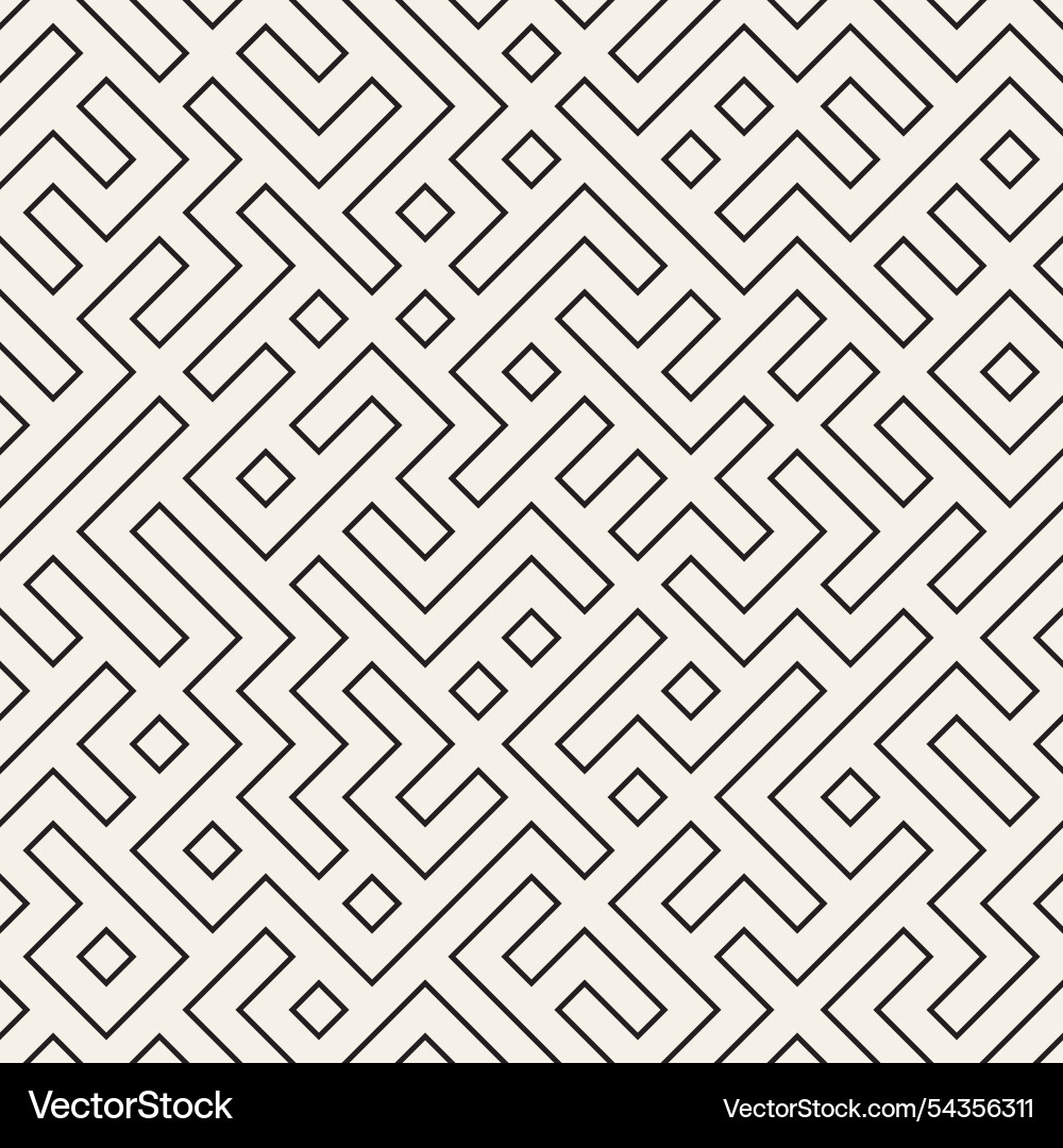Seamless pattern repeating geometric elements Vector Image