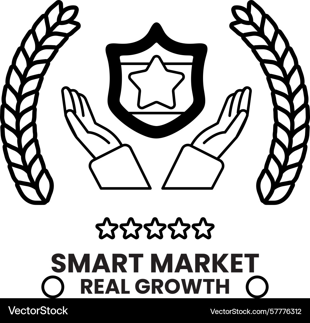 A black and white image of shield with two vector image