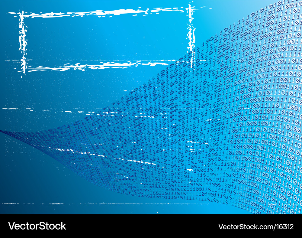 Dynamic Blue Abstract Background vector image