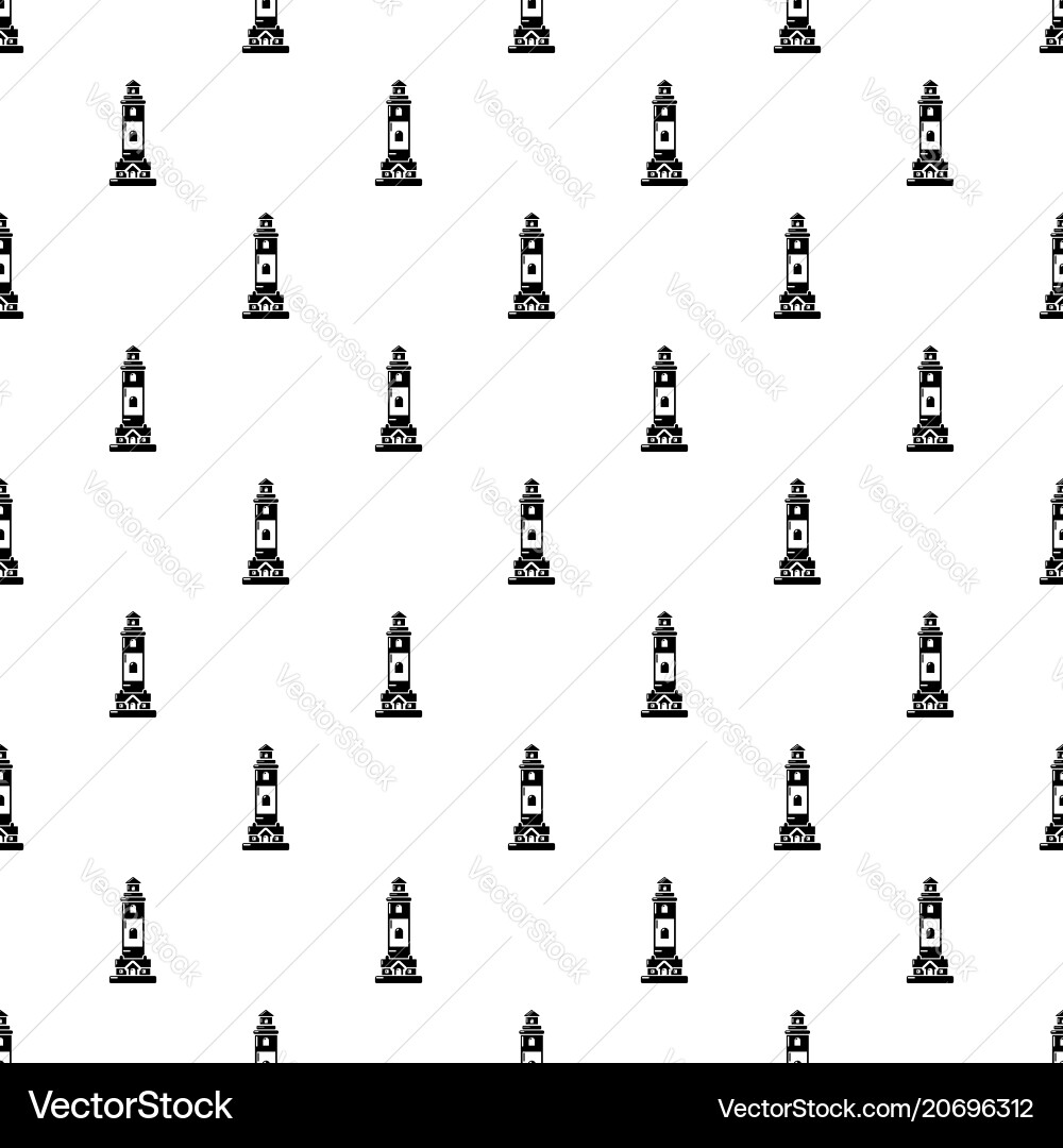 Lighthouse pattern seamless Lighthouse pattern seamless vector image