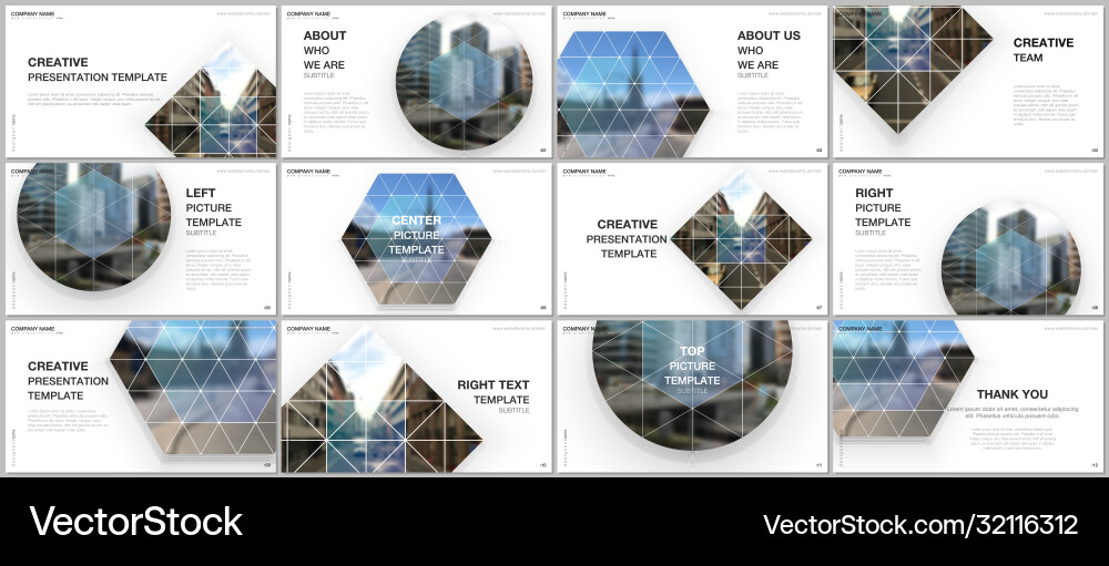 Presentation design templates multipurpose Presentation design templates multipurpose vector image