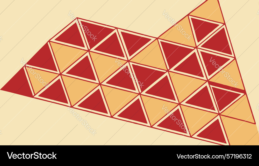Seamless abstract triangle geometric tile pattern vector image