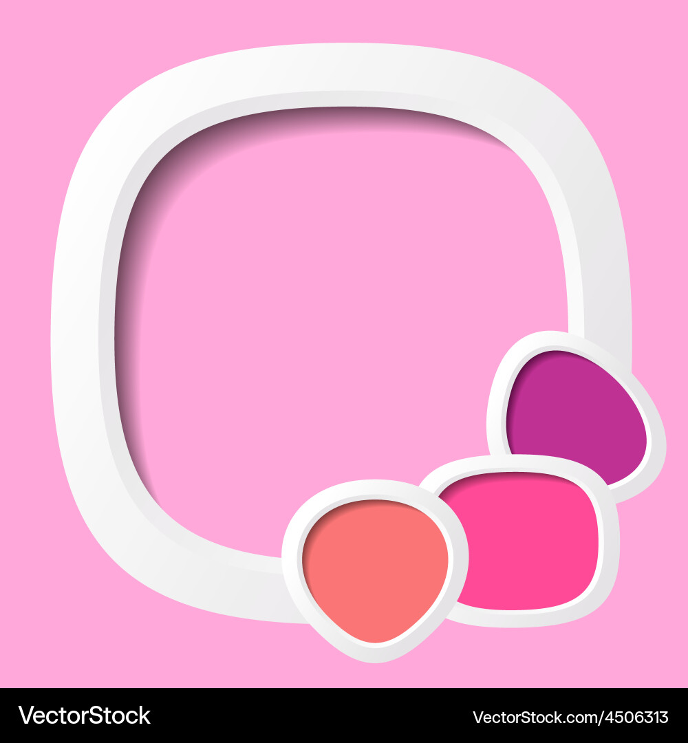 Background with buttons Vector Image