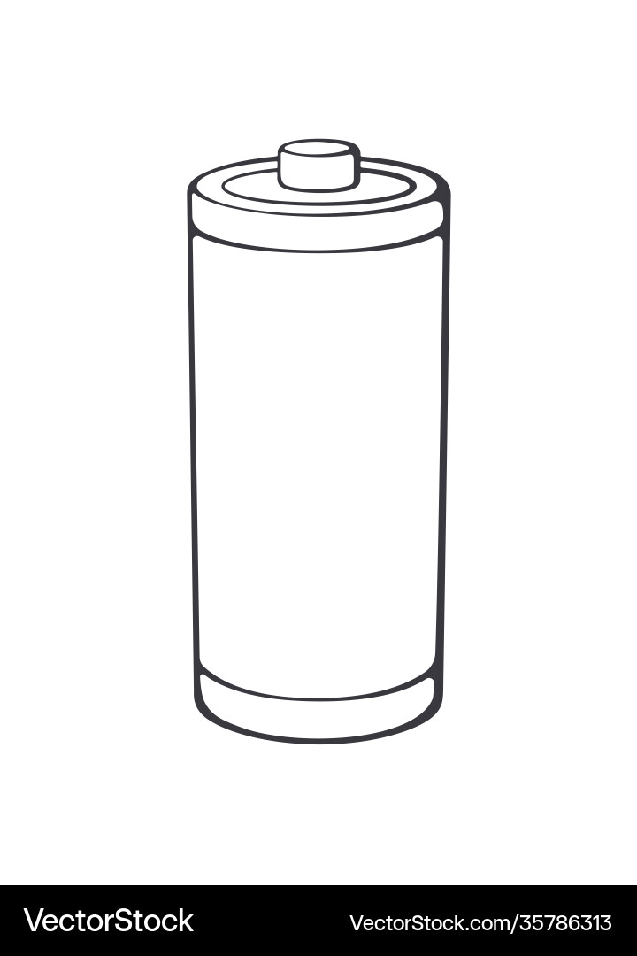 Full or empty charge level battery indicator vector image