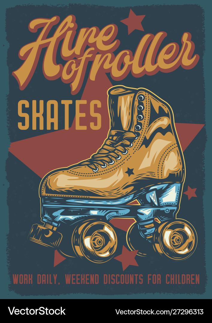 Roller skates Roller skates vector image