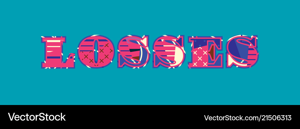 Verlorenes Konzept Wort Kunst Verlorenes Konzept Wort Kunst vektorbild