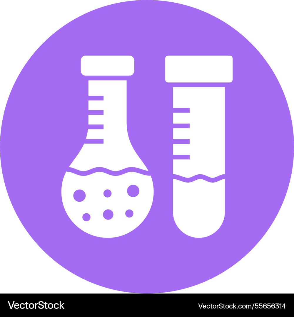 Lab test icon design Vector Image