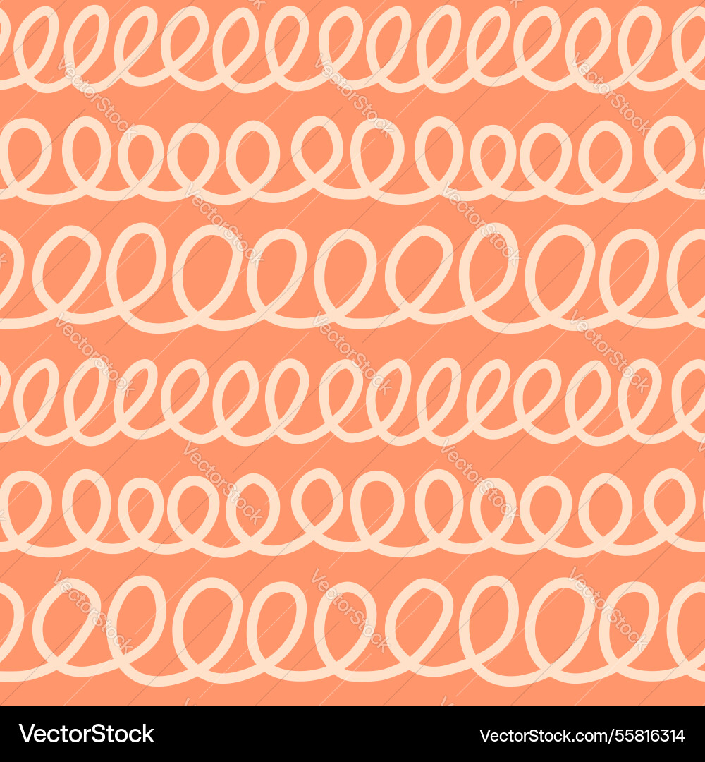 Looped lines seamless pattern modern Looped lines seamless pattern modern vector image