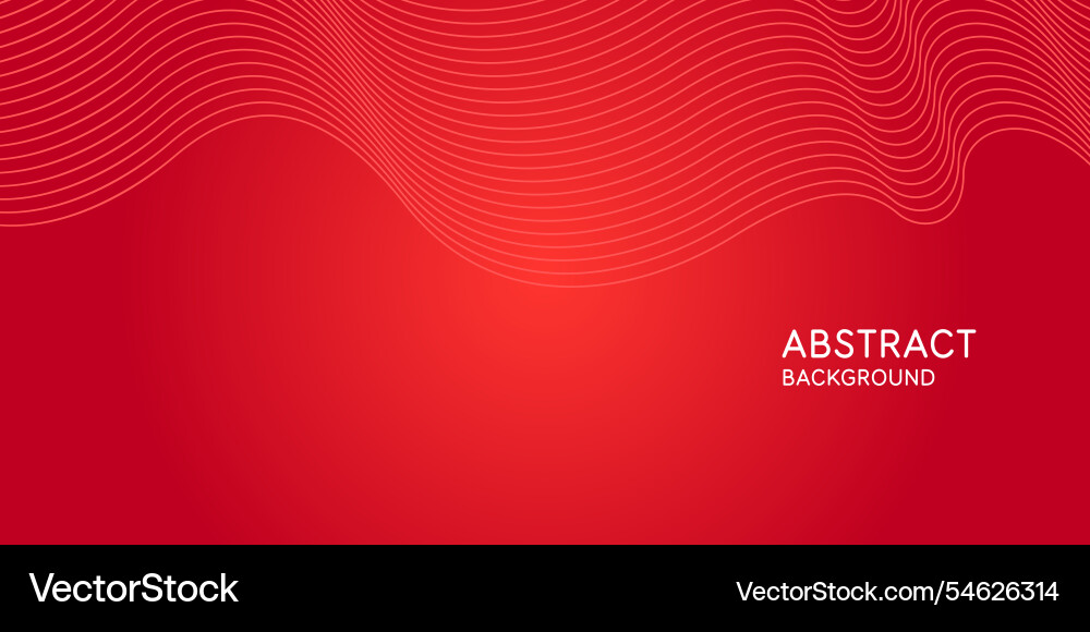 Red abstract background with wavy lines dynamic Red abstract background with wavy lines dynamic vector image