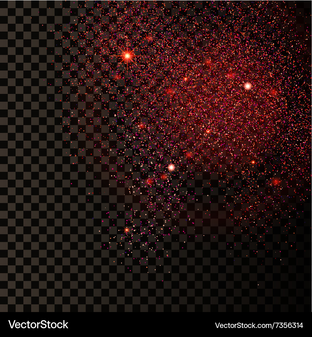Ruby confetti background 1 vector image
