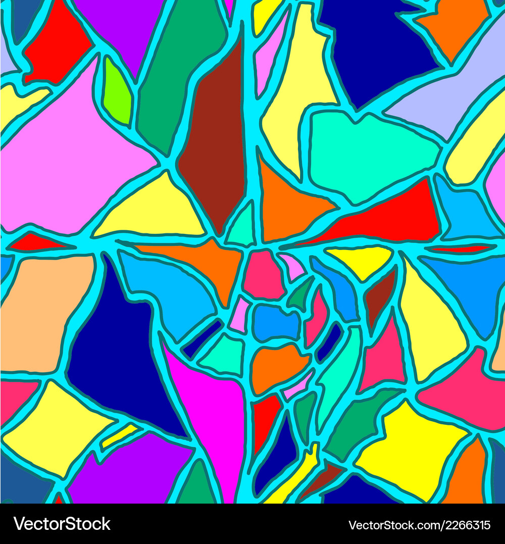 Seamless hand drawn color pattern with eggshell Vector Image