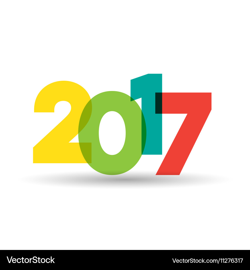 2017 theme Royalty Free Vector Image - VectorStock