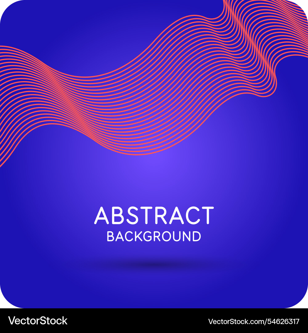 Abstract background with wavy lines eps 10 vector image
