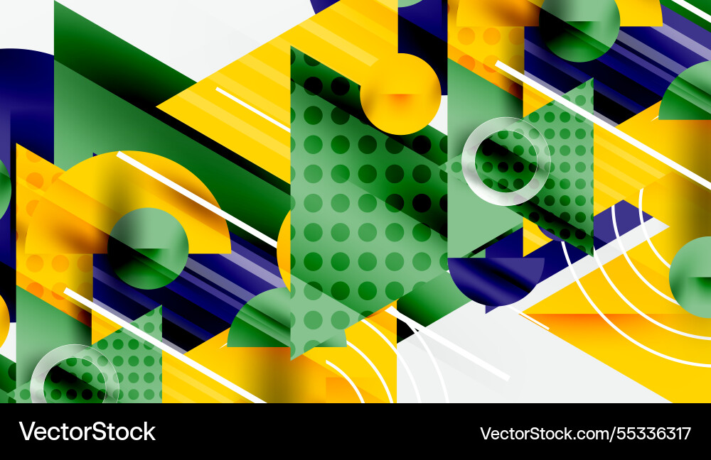 Sleek abstract background - layered triangles Vector Image
