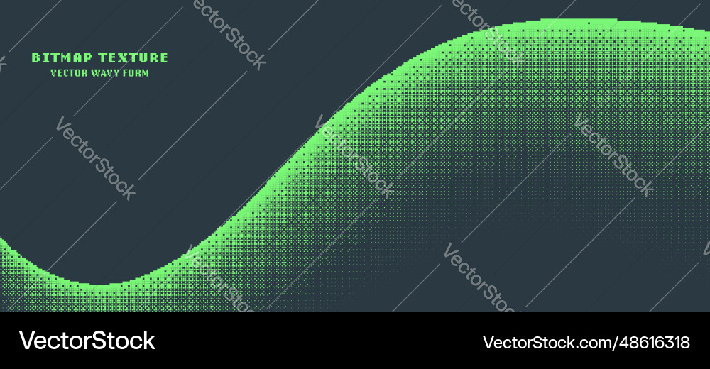 8 bit pixel art bitmap texture wavy form dither 8 bit pixel art bitmap texture wavy form dither vector image