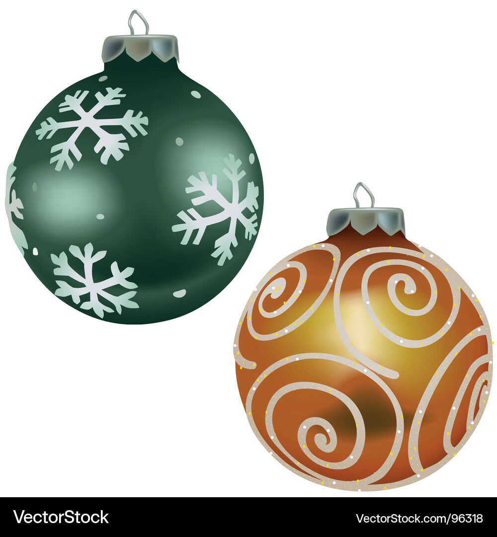 Christmas balls Vector Image