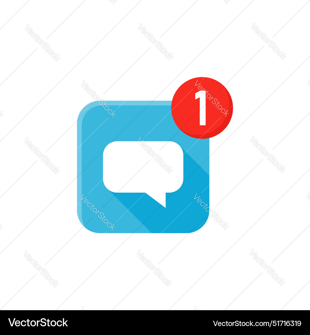 New message icon in flat style incoming inbox New message icon in flat style incoming inbox vector image