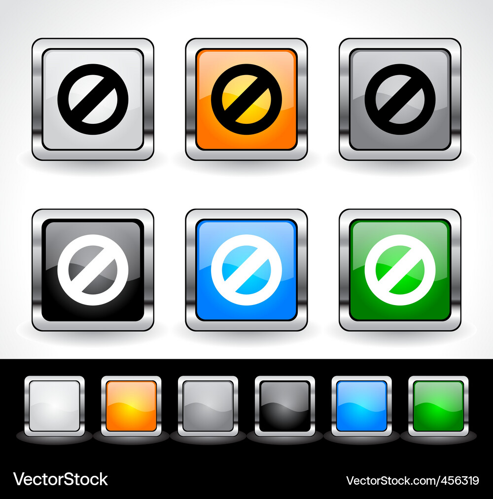 Web-Design-Tasten Vektorbild